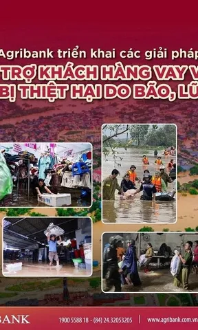 🌾 Agribank giảm lãi suất, cùng bà con vượt qua mùa bão lũ