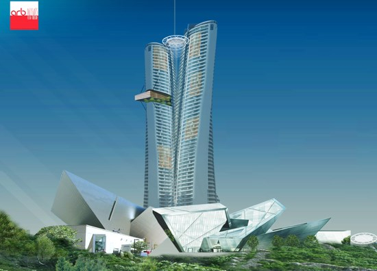 Dự án đã có lúc là tòa khách sạn 40 tầng (cao tối thiểu 140 m), nhưng do gây ảnh hưởng đến cảnh quan khu vực bán đảo Sơn Trà nên đã được điều chỉnh xuống chỉ còn 2 tầng.
