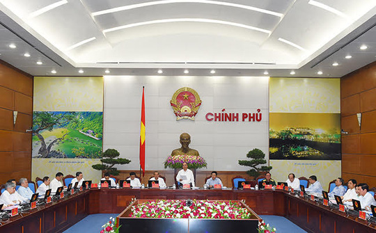  Chính phủ họp phiên thường kỳ tháng 5-2016 - Ảnh: Đức Hiếu 