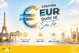PVcomBank ưu đãi phí chuyển tiền quốc tế bằng EUR, người nhận hưởng trọn giá trị gửi