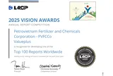 PVFCCo - Phú Mỹ xếp hạng nhì toàn cầu, giành 2 giải bạch kim tại LACP 2025 Vision Awards (Hoa Kỳ)