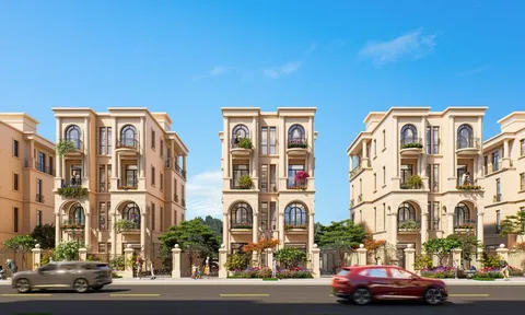Ngôn ngữ 3 mặt thoáng tạo khác biệt cho biệt thự song lập tại Vịnh Xanh