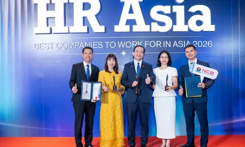 Ngân hàng NCB nhận 3 giải thưởng quốc tế từ HR Asia Awards 2026