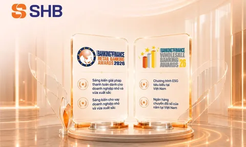 SHB nhận 4 giải thưởng lớn tại Asian Banking & Finance Awards 2026