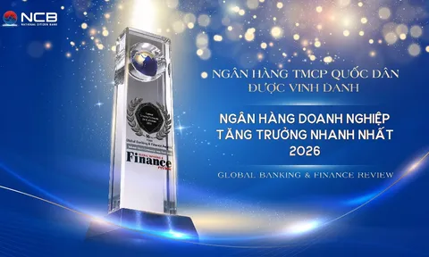 NCB được quốc tế vinh danh, khẳng định vị thế mới ở phân khúc khách hàng doanh nghiệp