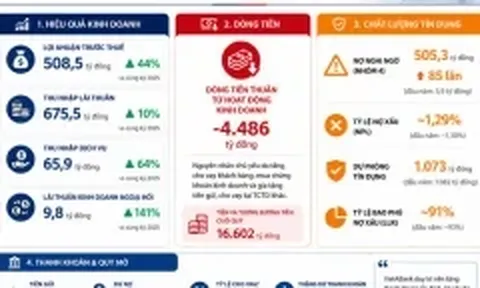 Dòng tiền kinh doanh của VietABank âm gần 4.500 tỷ, nợ nghi ngờ tăng 85 lần