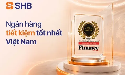 Global Banking & Finance Review Awards vinh danh SHB là Ngân hàng tiết kiệm tốt nhất Việt Nam năm 2026