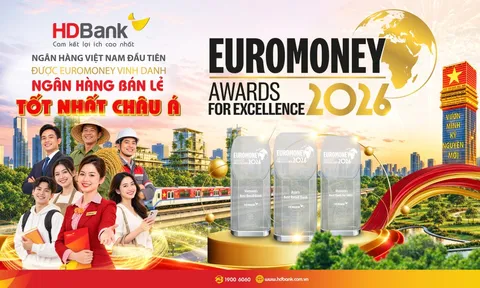 Danh hiệu “Ngân hàng Bán lẻ tốt nhất châu Á” lần đầu tiên được trao cho một ngân hàng Việt Nam
