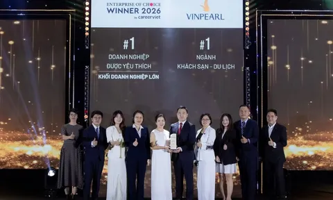 Vinpearl là doanh nghiệp lớn được người lao động yêu thích nhất 2026