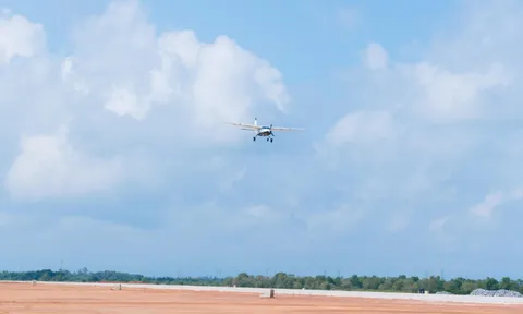 Sân bay Quảng Trị do T&T Group đầu tư đón chuyến bay kỹ thuật đầu tiên