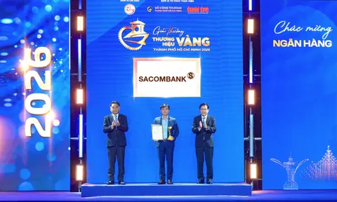 SACOMBANK 6 năm liên tiếp được vinh danh “Thương hiệu Vàng TP.HCM”