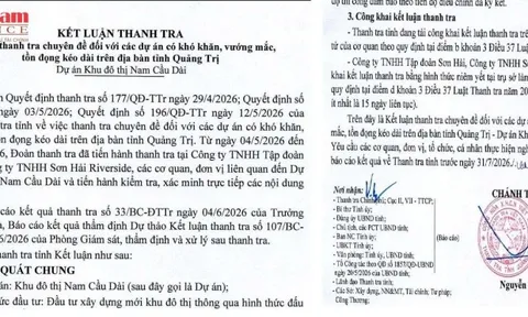 Dự án 2.200 tỷ của Tập đoàn Sơn Hải: Đất chưa giao đủ, nợ tiền sử dụng đất tăng gần 4 lần