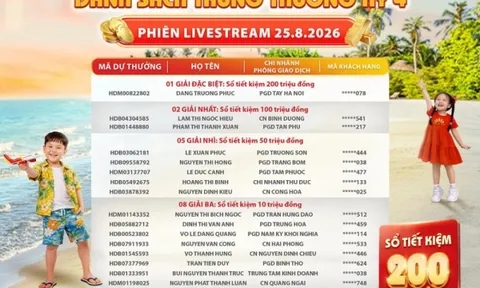 HDBank xác định chủ nhân 64 sổ tiết kiệm, cuộc đua săn 16 lượng vàng SJC vào chặng nước rút