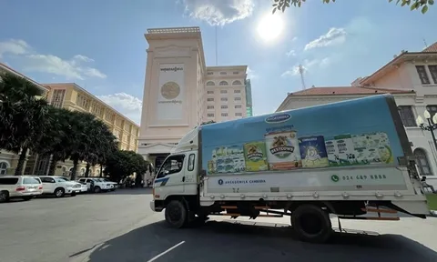 Công ty con của Vinamilk tại Campuchia tặng 48.000 hộp sữa cho người dân ‘vùng đỏ’