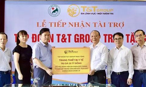 T&T Group tài trợ 20 tỷ đồng giúp Bệnh viện Đức Giang lập trung tâm ICU chống dịch Covid-19