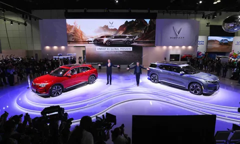 VinFast ra mắt thương hiệu xe điện tại Los Angeles Auto Show 2021
