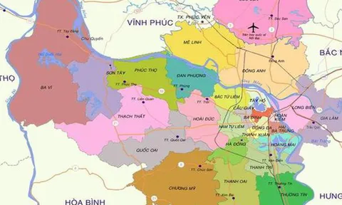 3 huyện Thanh Oai, Thường Tín, Mê Linh dự kiến lên quận vào 2026-2030