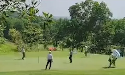 Hà Nội: Bất chấp lệnh cấm, sân golf Sky Lake vẫn ngang nhiên hoạt động giữa mùa dịch