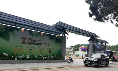 Chủ đầu tư dự án Sun Garden Đà Lạt bị xử phạt 40 triệu đồng vì xây kè không phép