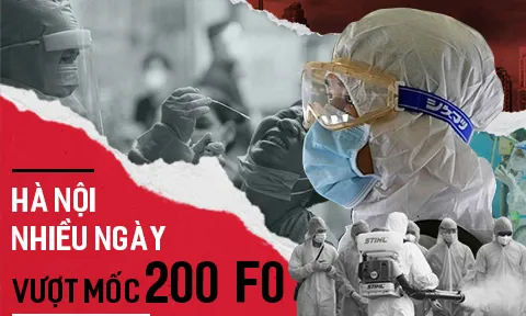 Hà Nội 7 ngày liên tiếp vượt 200 ca Covid-19, dự báo ca bệnh tăng cao dịp Tết