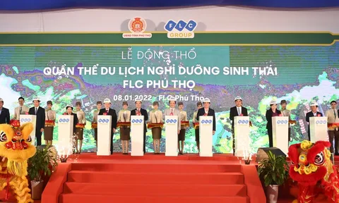 Chính thức động thổ Quần thể Du lịch Nghỉ dưỡng sinh thái 5 sao FLC Phú Thọ