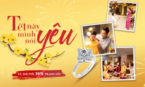 Trang sức DOJI ưu đãi 10% dịp năm mới