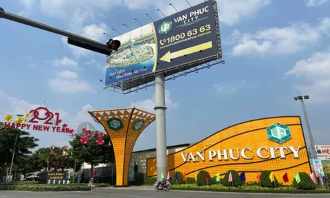 Hàng loạt công trình tại dự án Vạn Phúc City xây dựng khi chưa được cấp phép
