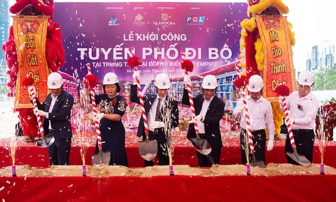 Khởi công tuyến phố đi bộ tại The Empire Đà Nẵng