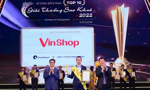 Vì sao VinShop được vinh danh Top 10 Sao Khuê 2022 danh giá?