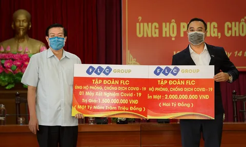Tập đoàn FLC ủng hộ 3,5 tỉ đồng chung tay cùng Vĩnh Phúc chống dịch Covid-19