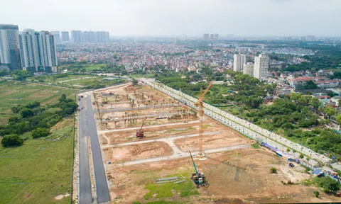FLC Premier Parc đẩy mạnh thi công hoàn thiện hạ tầng khu đô thị