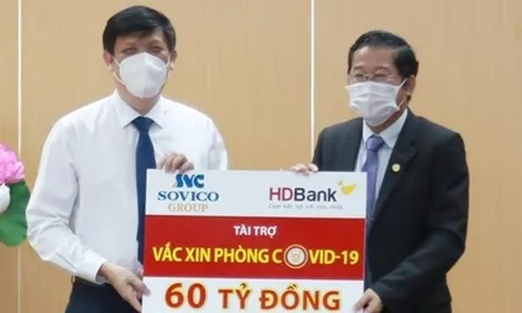 Sovico Group và HDBank ủng hộ 60 tỷ đồng cho chương trình vaccine phòng COVID-19