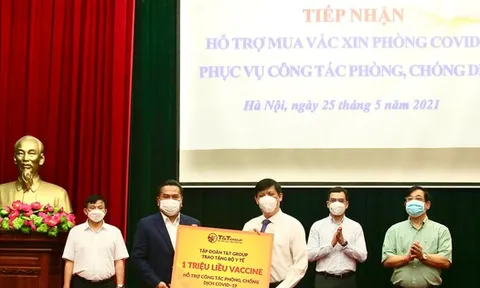 T&T Group trao tặng 1 triệu liều Vaccine phòng COVID-19