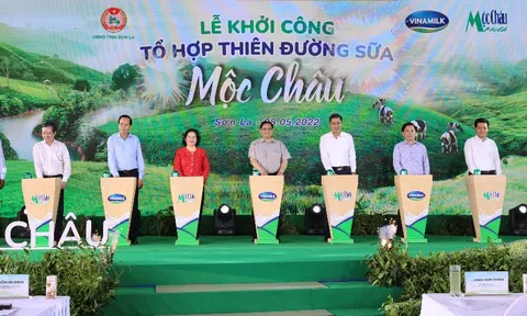 Mộc Châu Milk, Vinamilk chính thức khởi công dự án: Tổ hợp Thiên đường sữa Mộc Châu