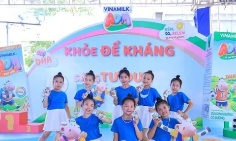 Vinamilk hưởng ứng ngày sữa thế giới & quốc tế thiếu nhi với nhiều hoạt động thú vị