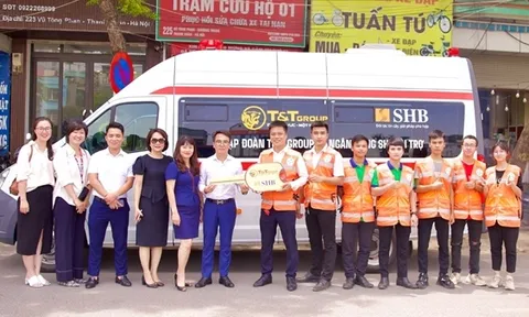 T&T Group và SHB tặng xe cứu thương cho Đội hỗ trợ sơ cứu FAS Angel Hà Nội