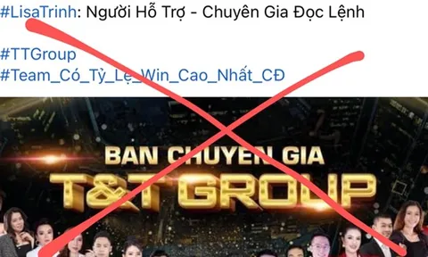 Phát hiện sàn tiền ảo mạo danh thương hiệu Tập đoàn T&T Group
