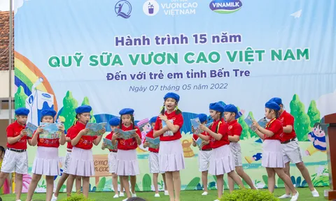 Vinamilk và Quỹ sữa Vươn cao Việt Nam tổ chức nhiều hoạt động đồng hành nhân dịp 15 thành lập
