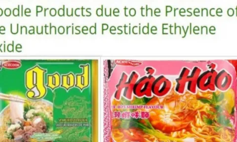Vụ 2 sản phẩm của Acecook bị thu hồi do chứa chất cấm: Bộ Công Thương vào cuộc