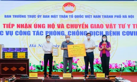 T&T Group trao tặng 1 triệu bộ kit xét nghiệm PCR Covid-19 cho Hà Nội chống dịch