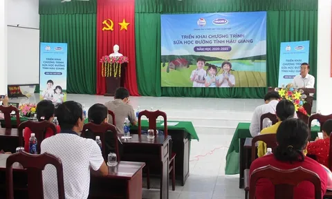 Chương trình Sữa học đường được tỉnh Hậu Giang mở rộng phạm vi thí điểm