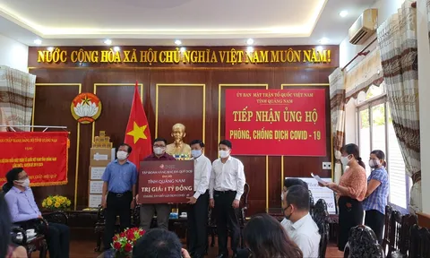 Tập đoàn DOJI và TP Bank ủng hộ Tỉnh Quảng Nam 2 tỷ đồng chống dịch Covid-19