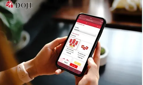 Sắp ra mắt hình thức mua bán vàng vật chất trực tuyến eGold của DOJI