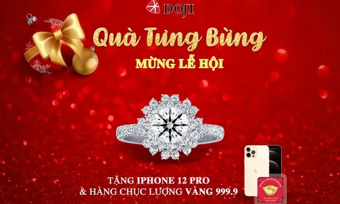 Trang sức DOJI tung chương trình ưu đãi khủng cuối cùng trong năm