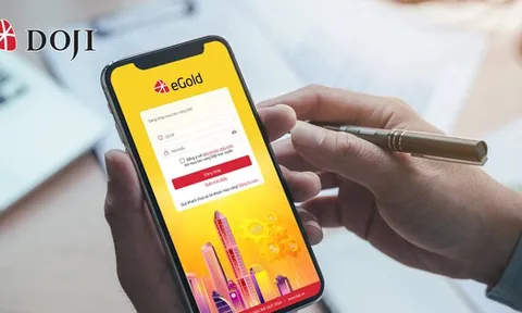 4 bước đơn giản để mua bán vàng siêu tốc qua eGold của DOJI