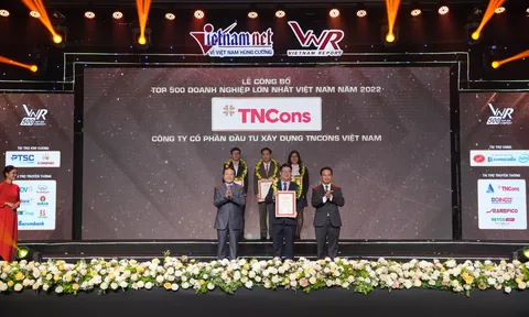 TNCons Vietnam được vinh danh trong top 500 doanh nghiệp tư nhân lớn nhất Việt Nam