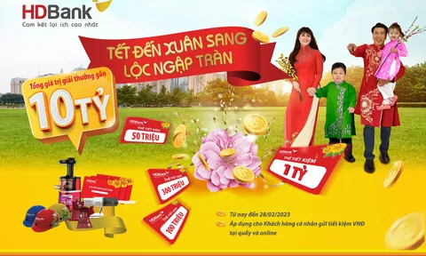 Tết không lo chán với game HDBank Hội Du Xuân trên App HDBank