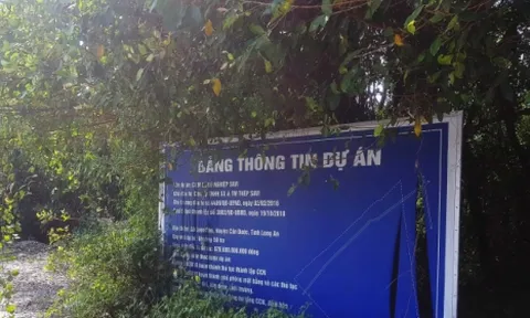 Long An: Dự án 6 năm vẫn nằm trên giấy nhưng doanh nghiệp lại tiếp tục được giao thêm dự án khác
