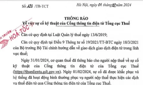Tổng cục Thuế: Người nộp thuế có thể nộp muộn và không bị phạt