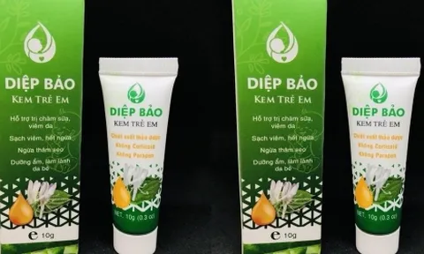 Nghi nhiễm chì, lượng lớn kem Diệp Bảo trị chàm sữa trẻ em bị thu hồi tại Mỹ